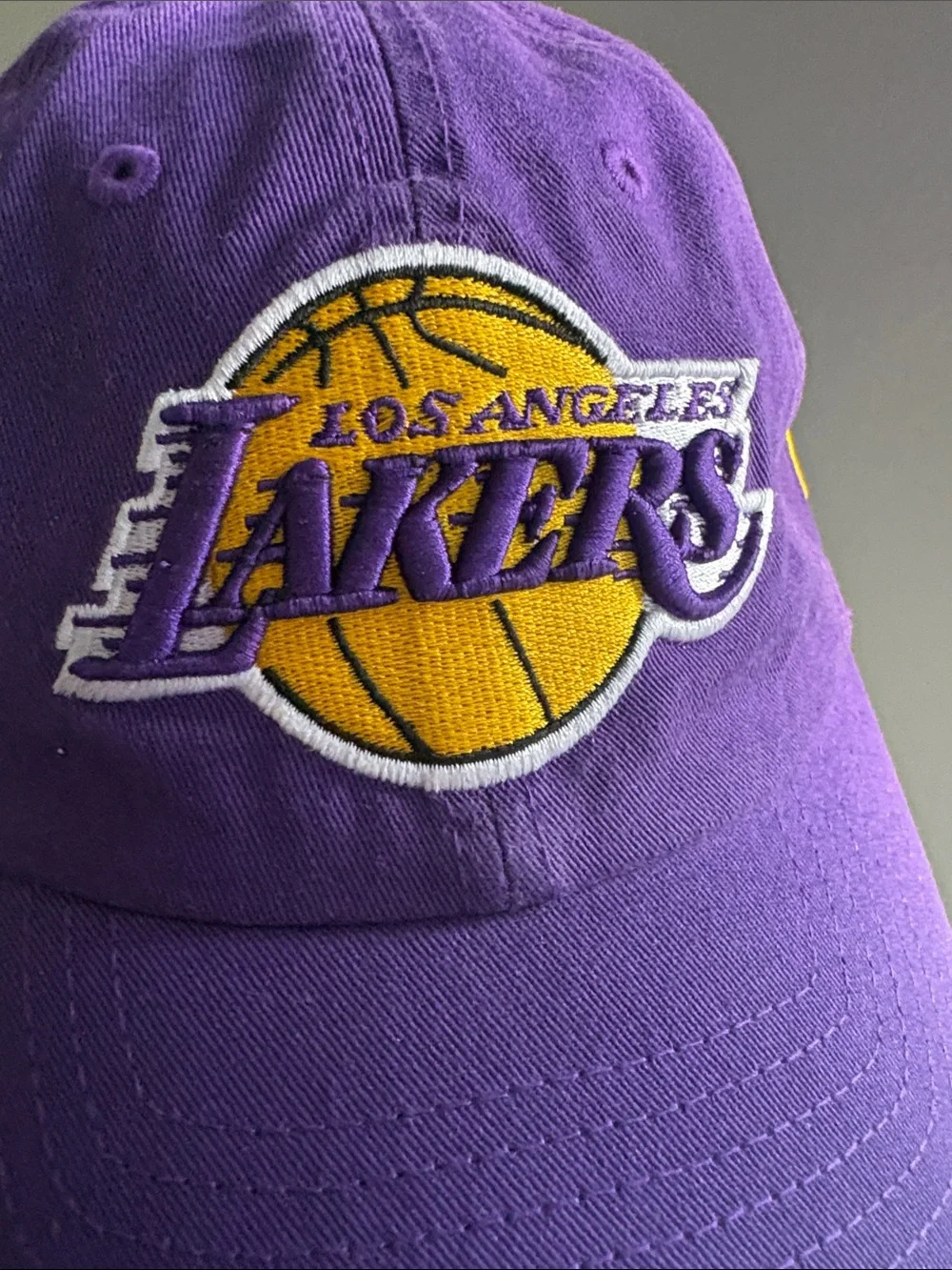 New Era Los Angeles Lakers Purple and Gold Baseball Cap